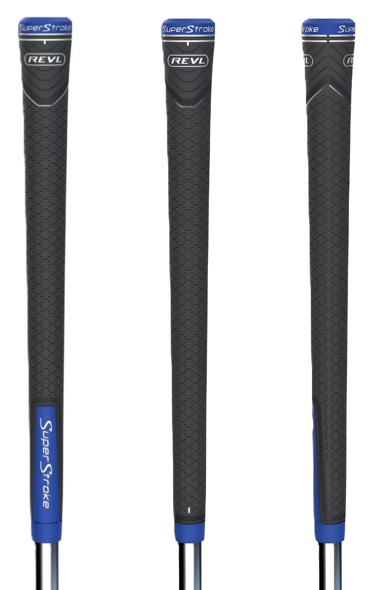 Superstroke REVL Player Club Griff, Standard, grau/blau