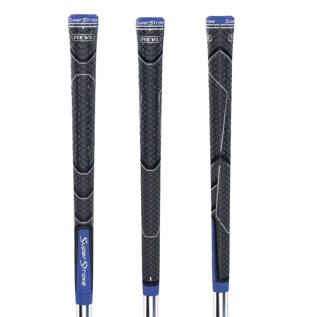 Superstroke REVL Element Club Griff, Standard, grau/blau