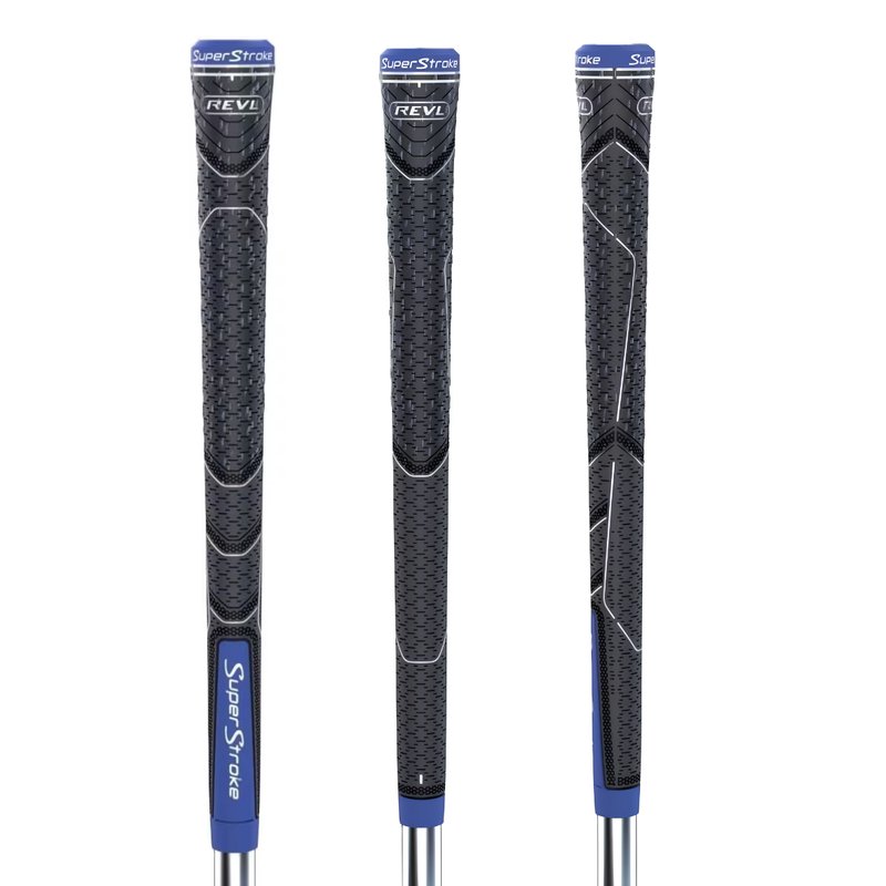 Superstroke REVL Element Club Griff, Standard, grau/blau