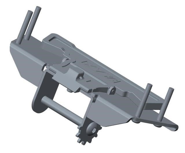 Big Max Vorderrad Faltmechanismus Blade IP, Blade IP2, schwarz