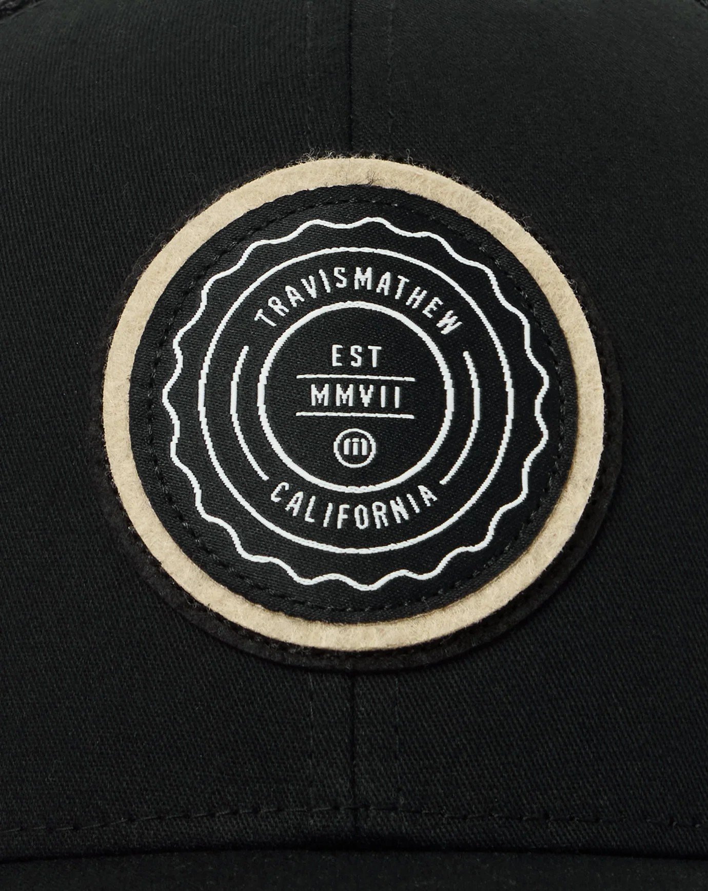 Travis Mathew The Patch Youth Junior Cap, schwarz