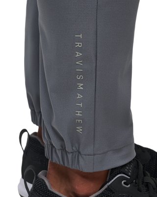 Travis Mathew Open To Close Jogger Herren Hose, grau