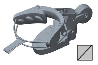 Big Max SPARE PART - Big Max IQ+ Lower Bag Holder Trolley-Zubehör, grau