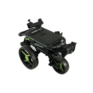 Axglo V1 Manuell Golftrolley, schwarz/grün