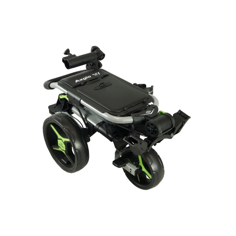 Axglo V1 Manuell Golftrolley, silber/grün