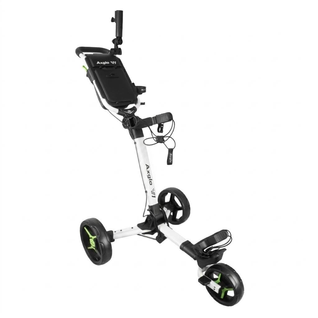 Axglo V1 Manuell Golftrolley, weiss/grün