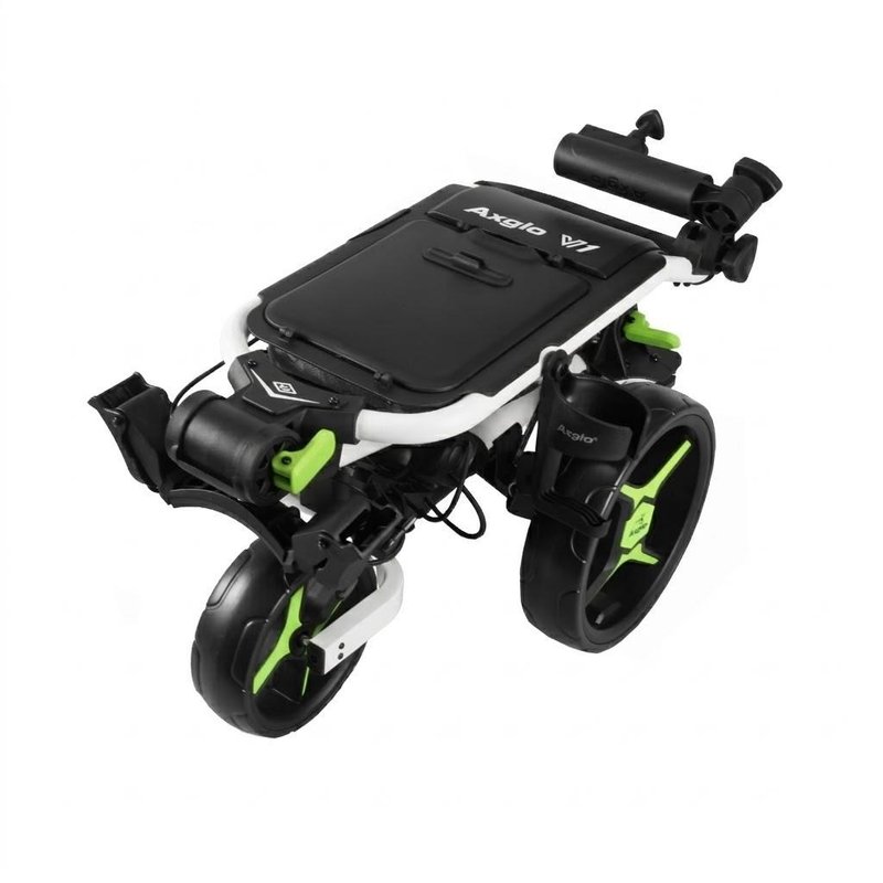 Axglo V1 Manuell Golftrolley, weiss/grün