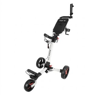 Axglo V1 Manuell Golftrolley, weiss/rot