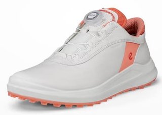 Ecco Core Boa Damen Golfschuhe, white/burnt coral
