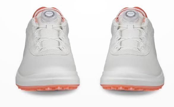 Ecco Core Boa Damen Golfschuhe, white/burnt coral