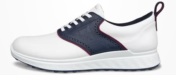 Ecco S-Casual Herren Golfschuhe, weiss/dunkelblau