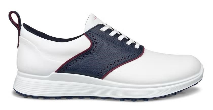Ecco S-Casual Herren Golfschuhe, weiss/dunkelblau