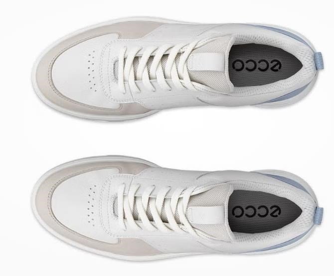 Ecco Golf Street 720 Damen Golfschuhe, gravel/white/dusty blue