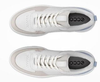 Ecco Golf Street 720 Damen Golfschuhe, gravel/white/dusty blue