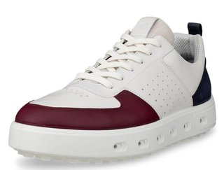 Ecco Street 720 Herren Golfschuhe, dark ruby/white/marine
