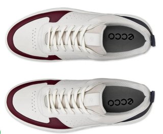 Ecco Street 720 Herren Golfschuhe, dark ruby/white/marine