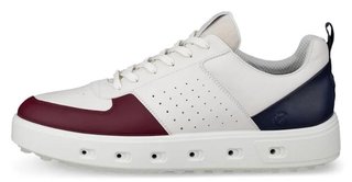 Ecco Street 720 Herren Golfschuhe, dark ruby/white/marine