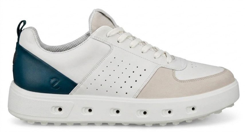 Ecco Street 720 Herren Golfschuhe, gravel/white/baygreen
