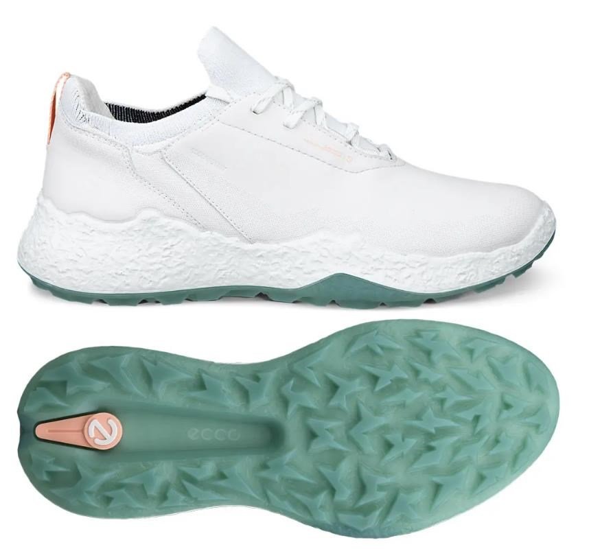 Ecco Biom H5 Damen Golfschuhe, white/sedum green