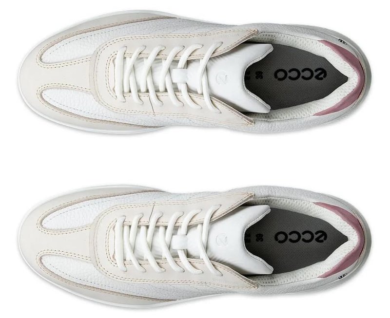 Ecco Street Vibe Damen Golfschuhe, limestone/white/blush