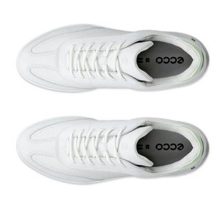 Ecco Street Vibe Damen Golfschuhe, shadow white/lime cream