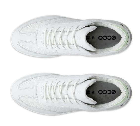 Ecco Street Vibe Damen Golfschuhe, shadow white/lime cream