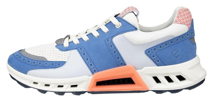Ecco Biom C4 Herren Golfschuhe, federal blue/white/burnt coral