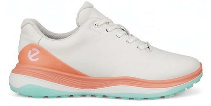Ecco LT1 Damen Golfschuhe, white/burnt coral