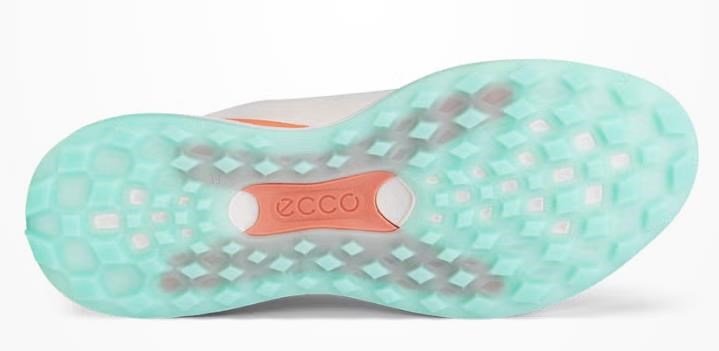 Ecco LT1 Damen Golfschuhe, white/burnt coral