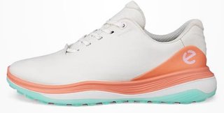 Ecco LT1 Damen Golfschuhe, white/burnt coral