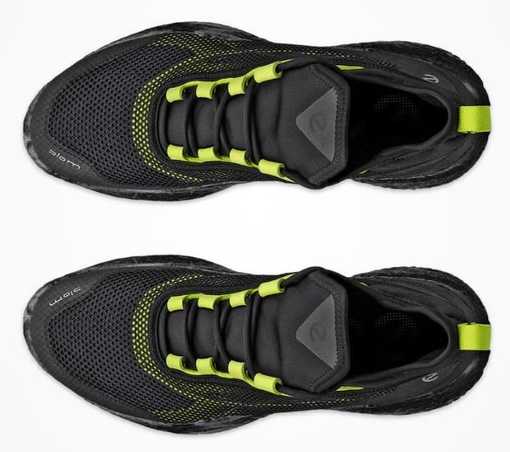 Ecco Biom H5 Herren Golfschuhe, black/lime punch