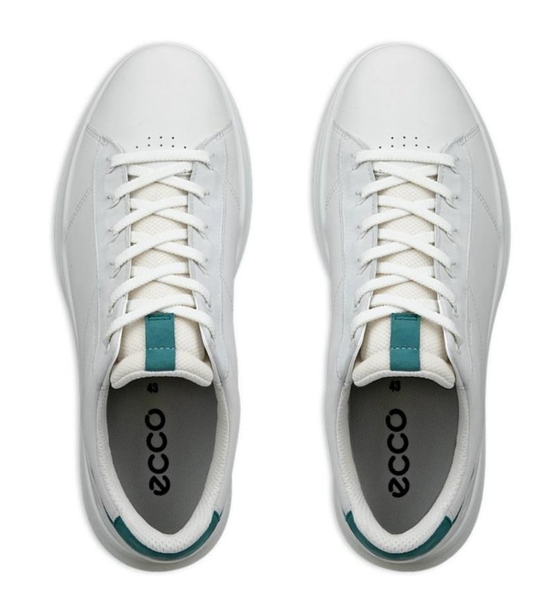 Ecco Street Vibe Herren Golfschuhe, weiss/grün