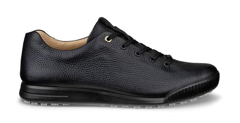 Ecco Golf Street Retro Herren Golfschuhe, schwarz