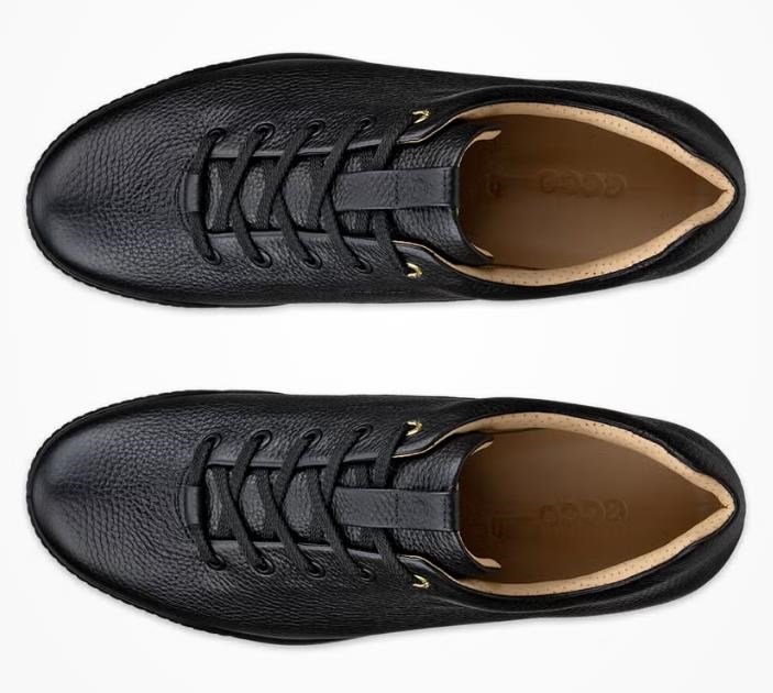 Ecco Golf Street Retro Herren Golfschuhe, schwarz