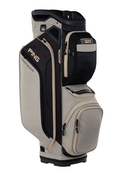 Ping Pioneer 244 Cartbag, schwarz/beige
