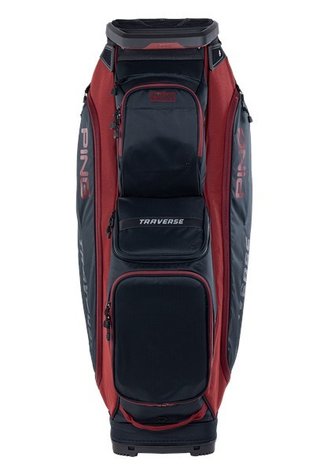 Ping Traverse 244 Cartbag, schwarz/rot