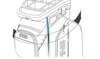Ping Traverse G Le4 Cartbag, Flieder/Pflaume