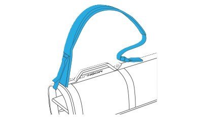 Ping Moonlite carry Standbag, blue isles