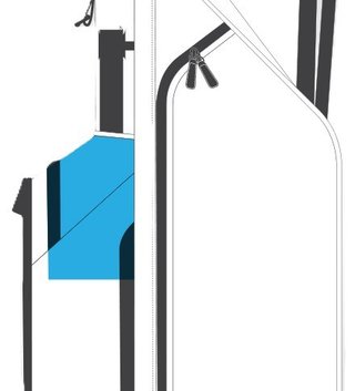 Ping Reserve 254 Standbag, dunkelblau