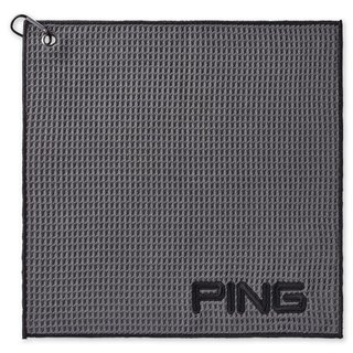Ping Clip GolfHandtuch, grau
