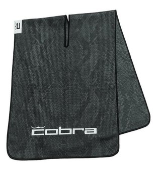 Cobra Snakeskin Golfhandtuch, black snakeskin