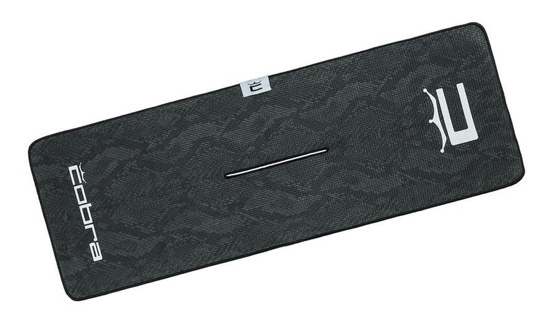 Cobra Snakeskin Golfhandtuch, black snakeskin