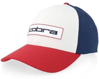 Cobra Tour Tech Herren Cap, dunkelblau/rot