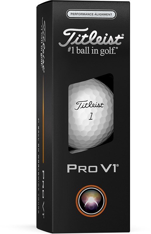 Titleist Pro V1 Performance Alignment Black Golfbälle