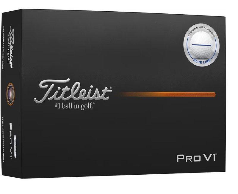 Titleist Pro V1 Performance Alignment Blue Golfbälle