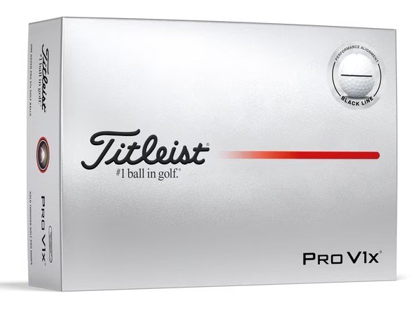Titleist Pro V1x Performance Alignment Black Golfbälle