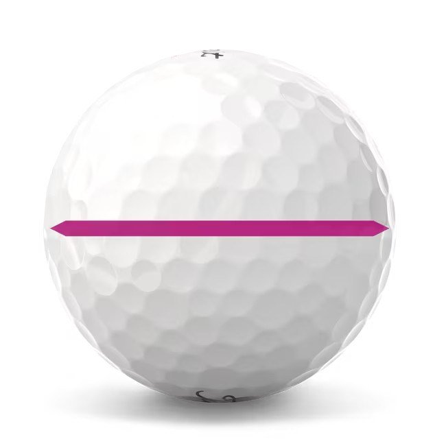 Titleist Pro V1x Performance Alignment Pink Golfbälle