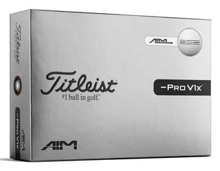 Titleist Pro V1x Left Dash AIM Enhanced Golfbälle