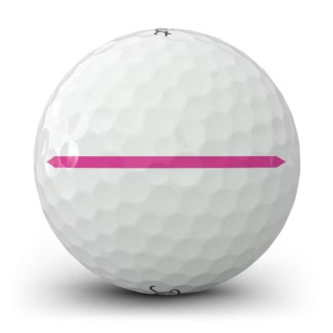 Titleist Pro V1x Left Dash Performance Alignment Pink Golfbälle