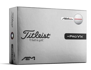 Titleist Pro V1x Left Dash Performance Alignment Red Golfbälle